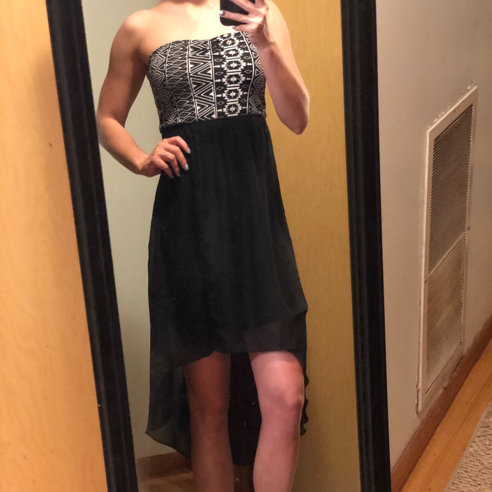Hi low Aztec dress